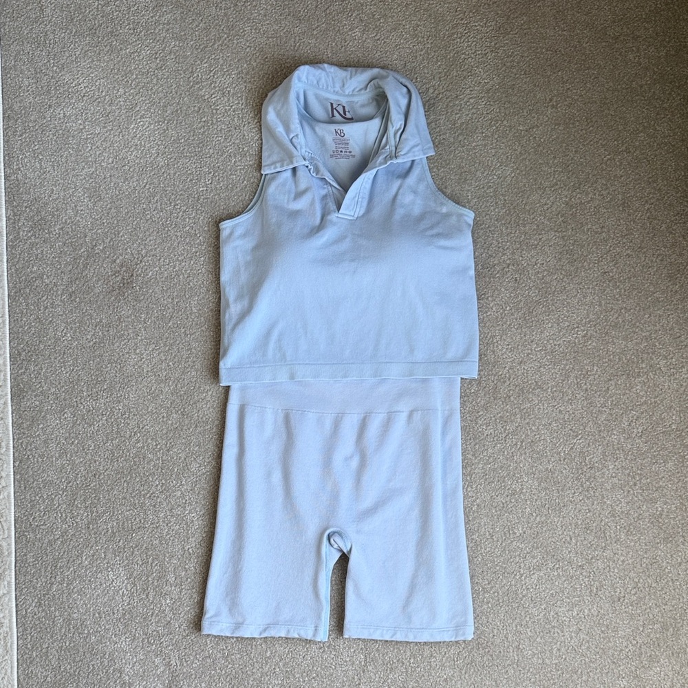 Kindred Bravely Collared Nursing Bra and Shorts Set